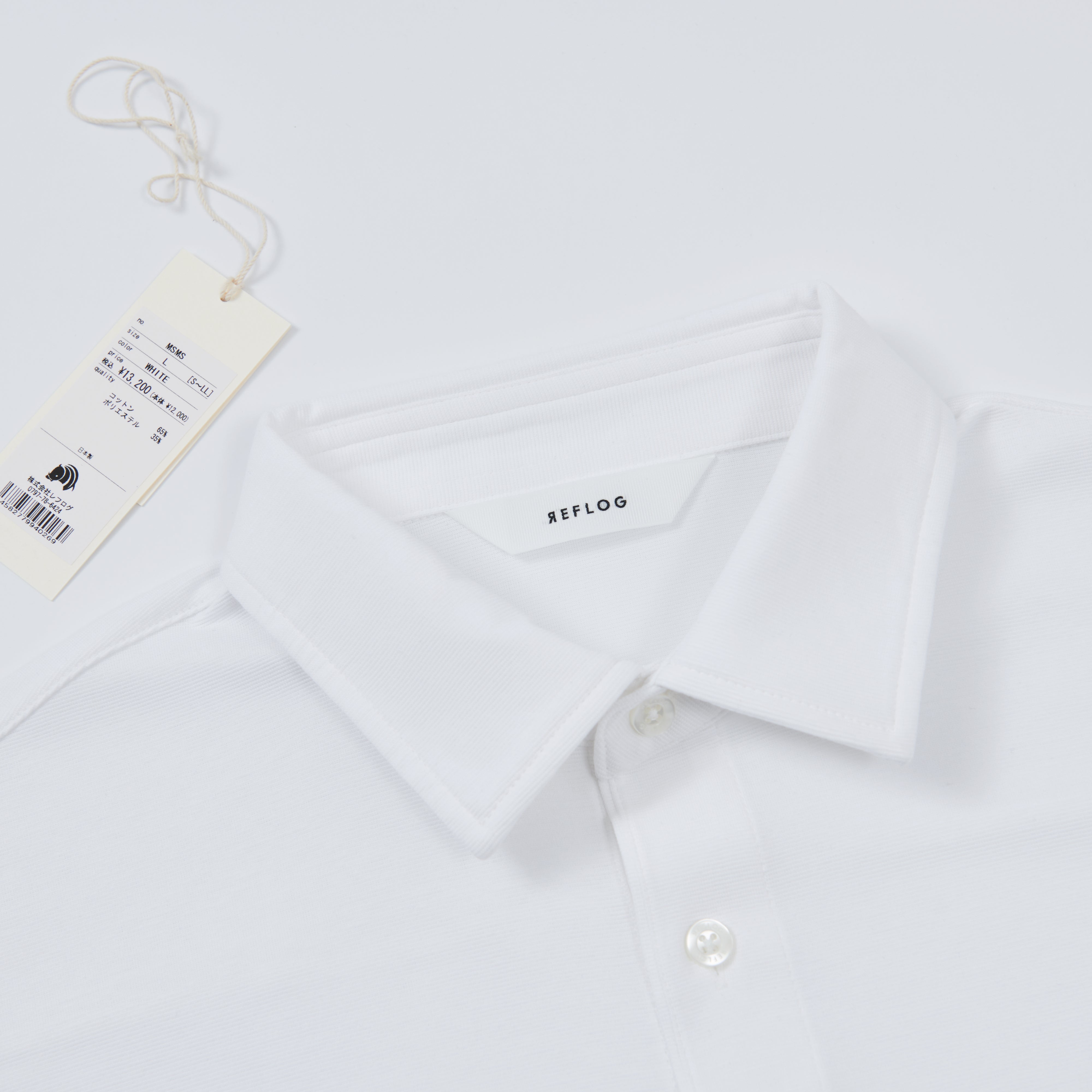 DRESS-POLO 軽くてさらさら素材_WHITE