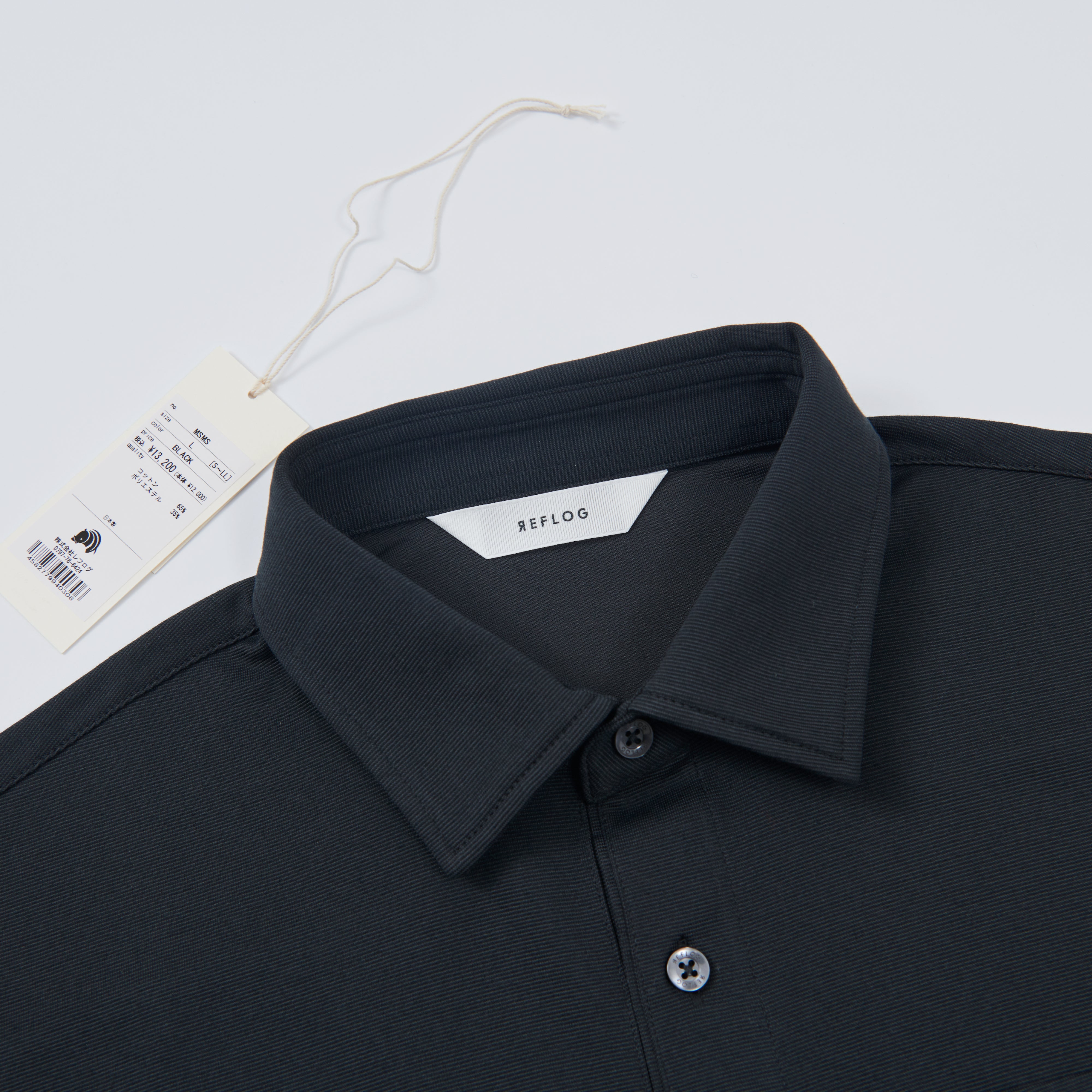 DRESS-POLO 軽くてさらさら素材_BLACK