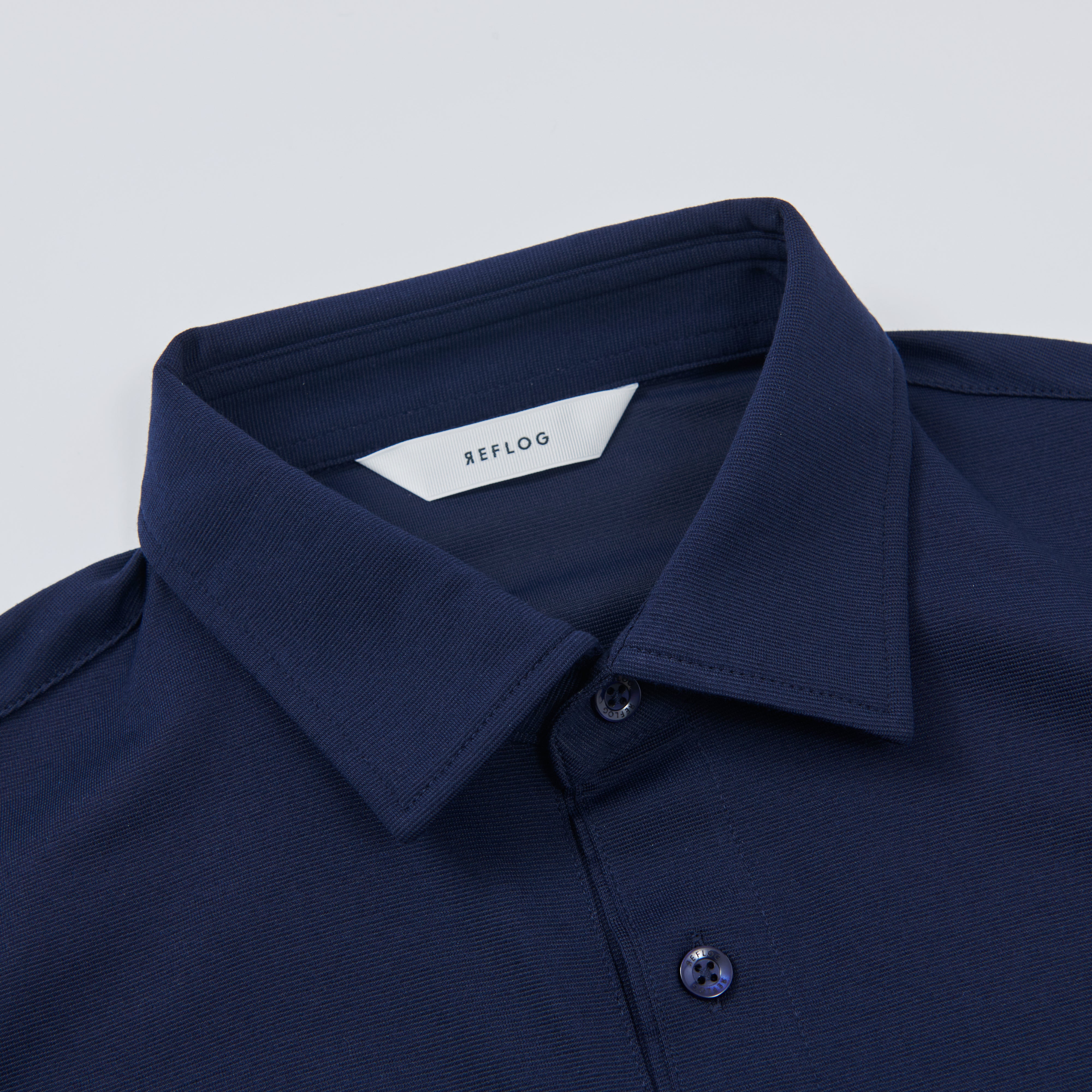 DRESS-POLO 軽くてさらさら素材_NAVY