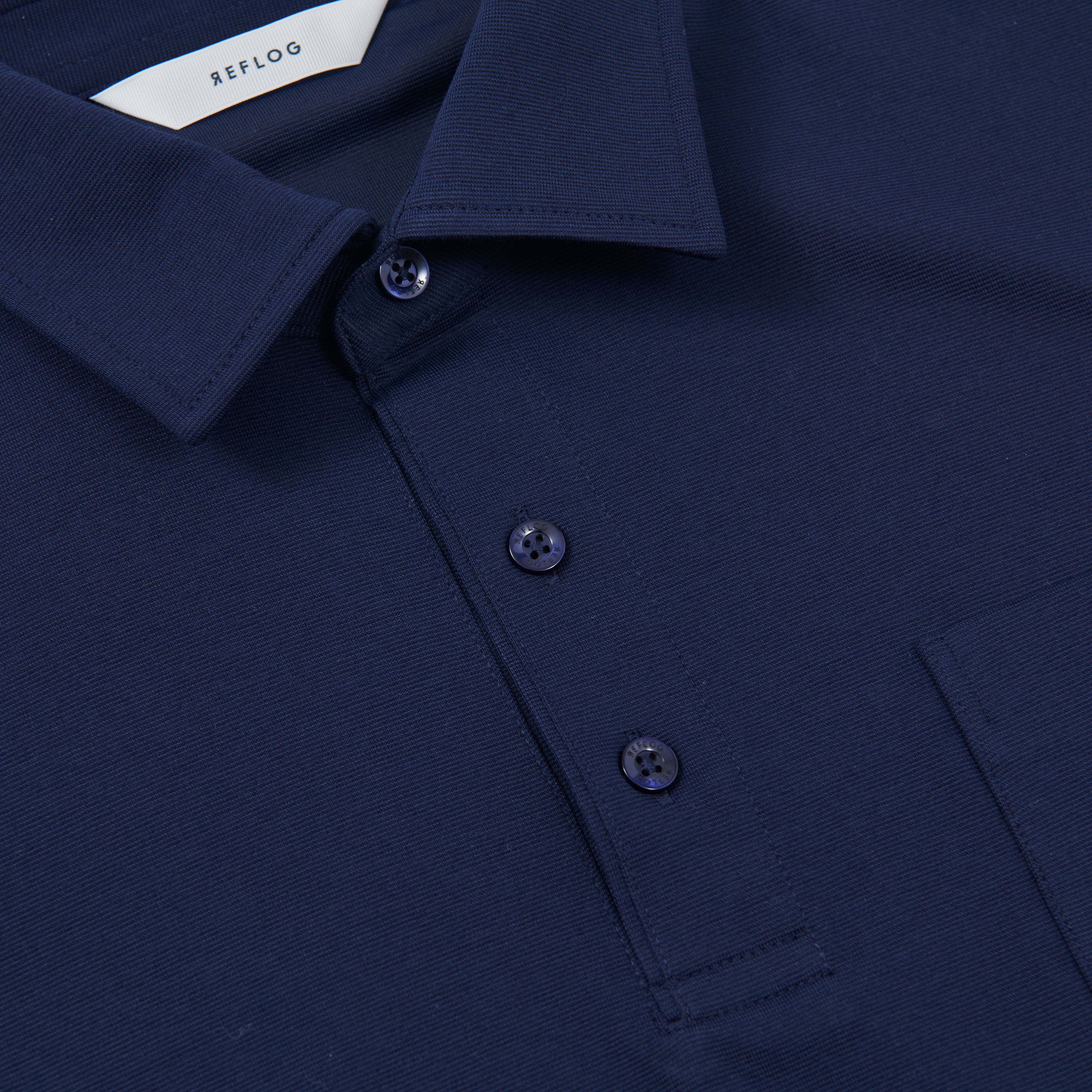 DRESS-POLO 軽くてさらさら素材_NAVY