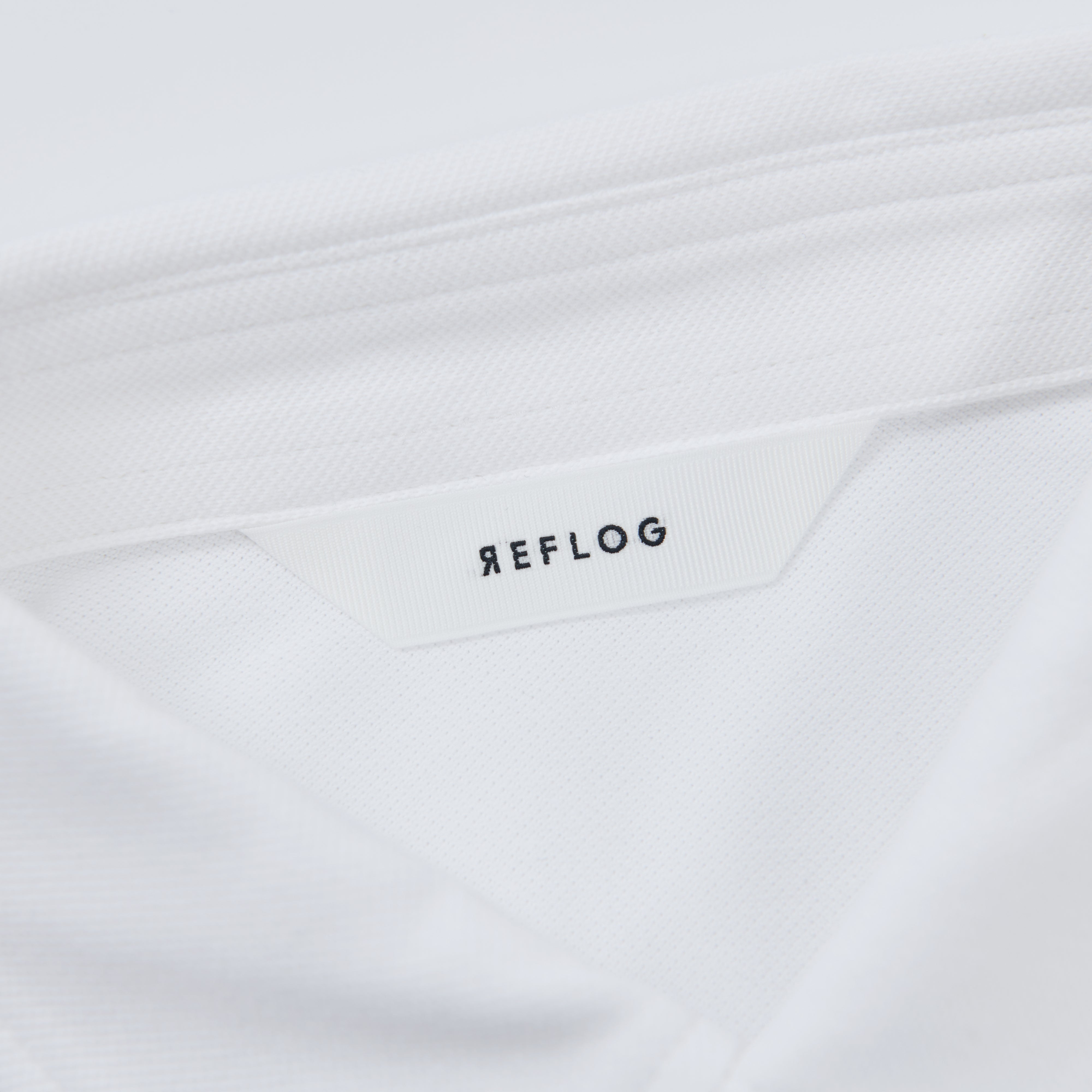 BUTTON-DOWN 柔らかストレッチ素材_WHITE