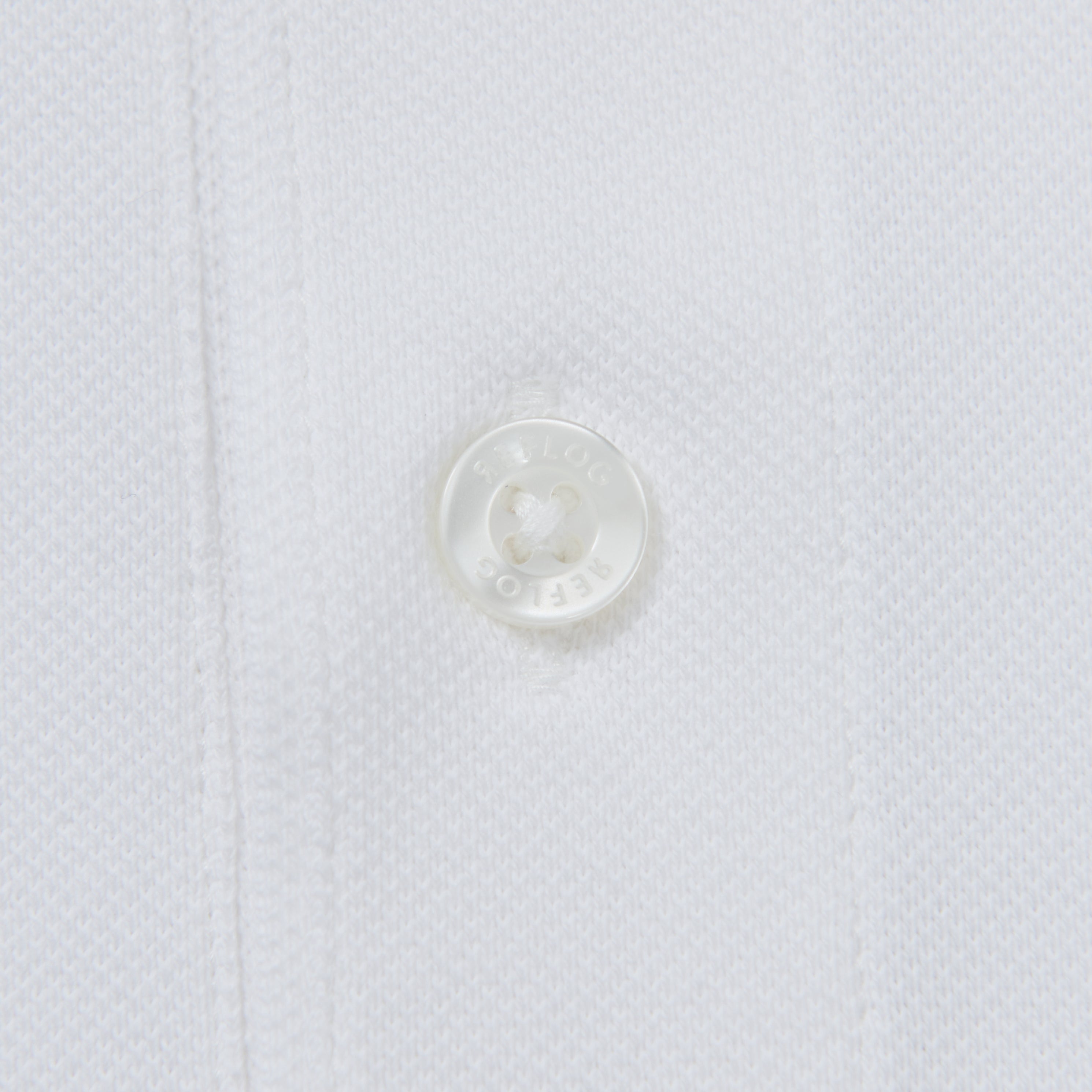 BUTTON-DOWN 柔らかストレッチ素材_WHITE