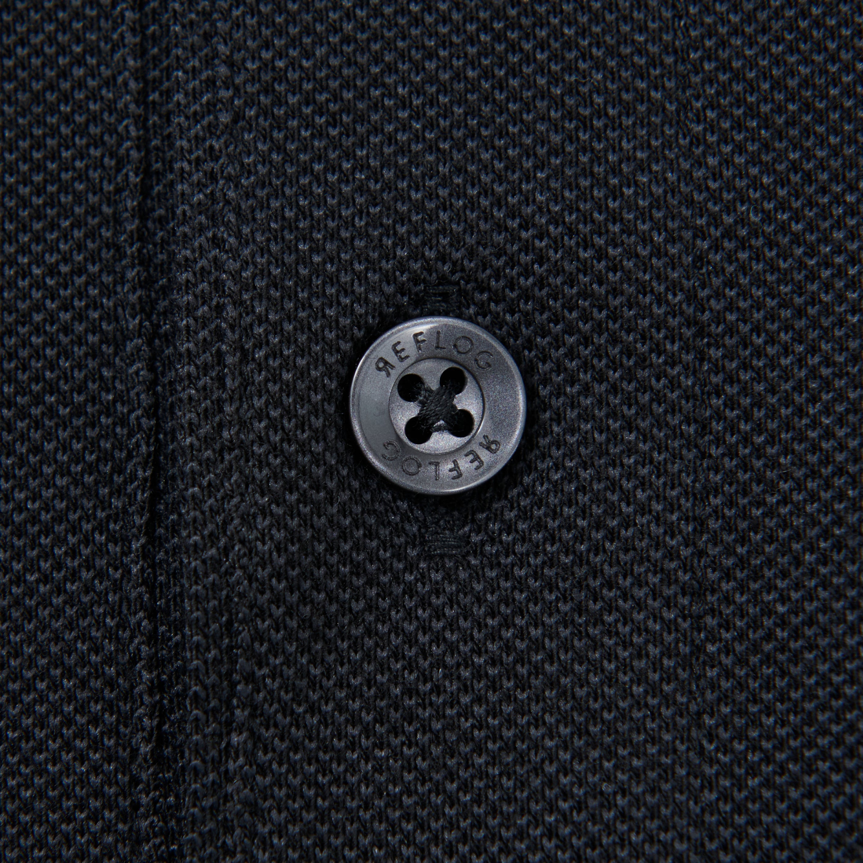 DRESS-POLO 柔らかストレッチ素材_BLACK