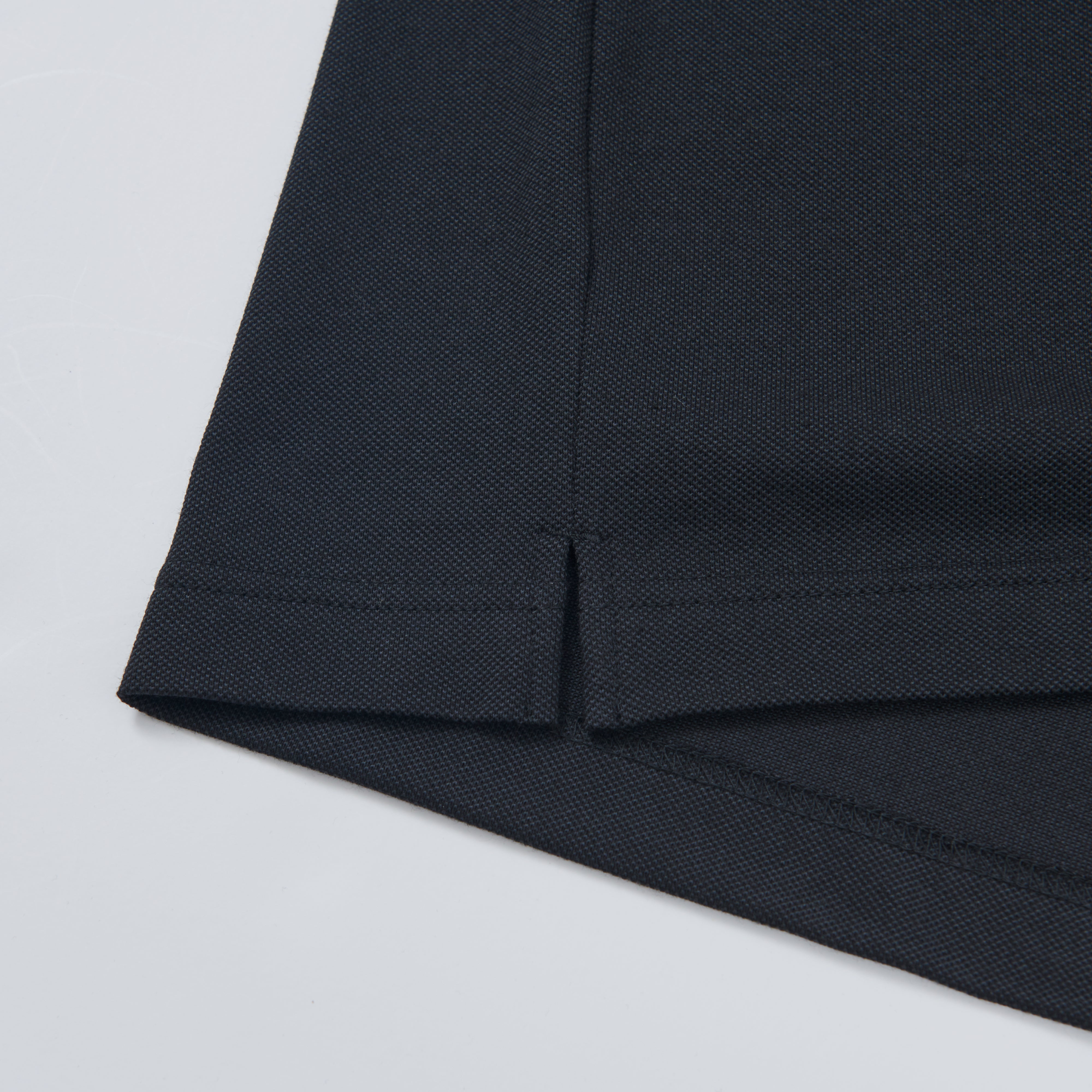DRESS-POLO 柔らかストレッチ素材_BLACK