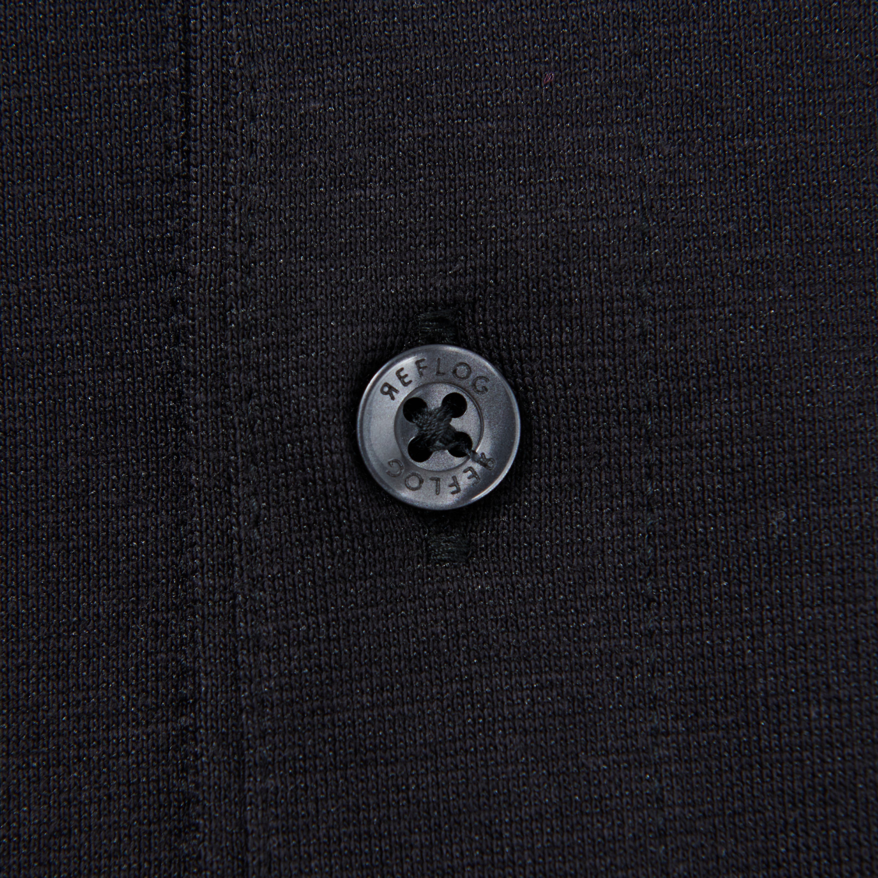 DRESS-POLO 透けずにしっかり素材_BLACK