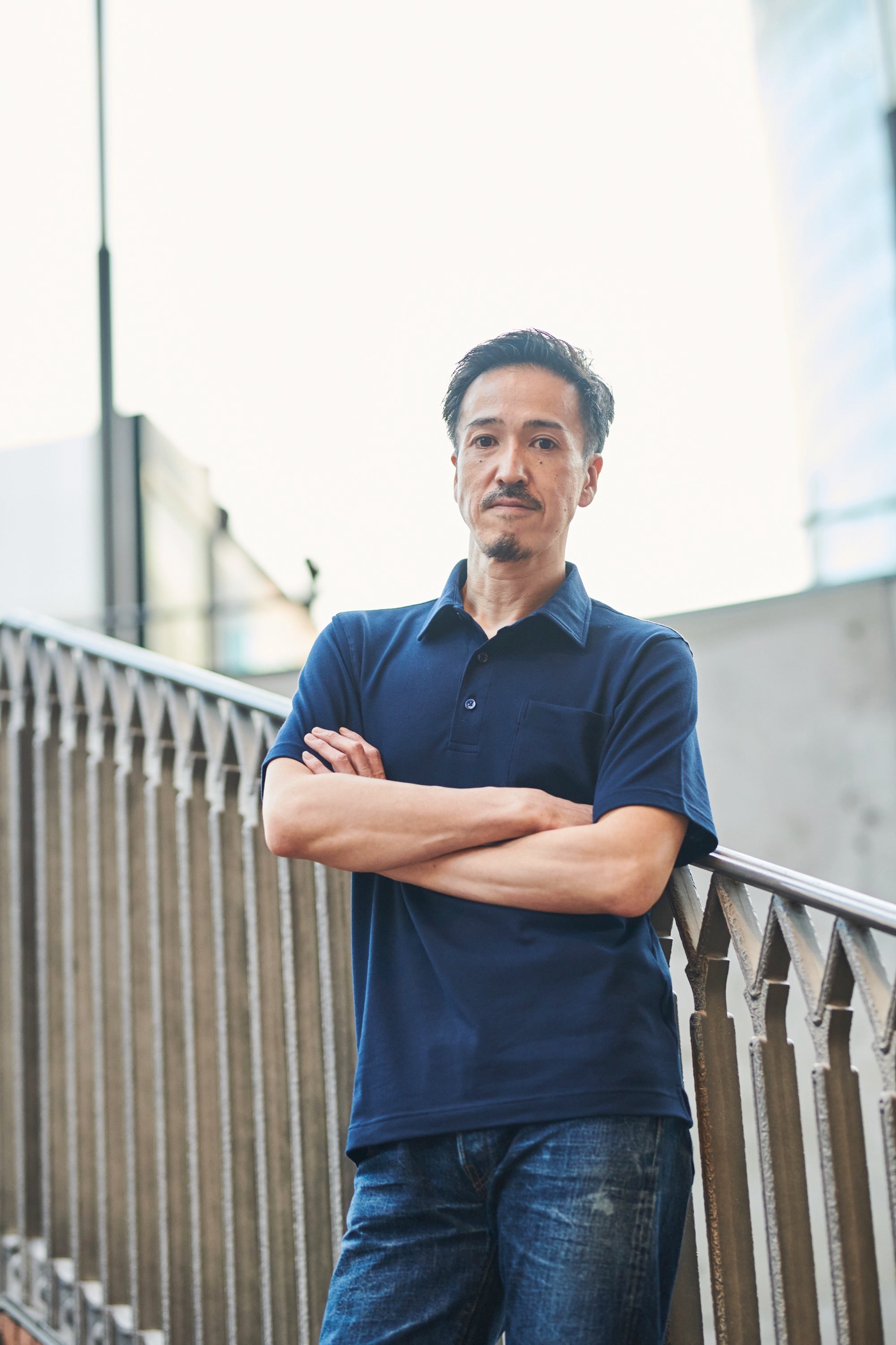 DRESS-POLO 軽くてさらさら素材_NAVY