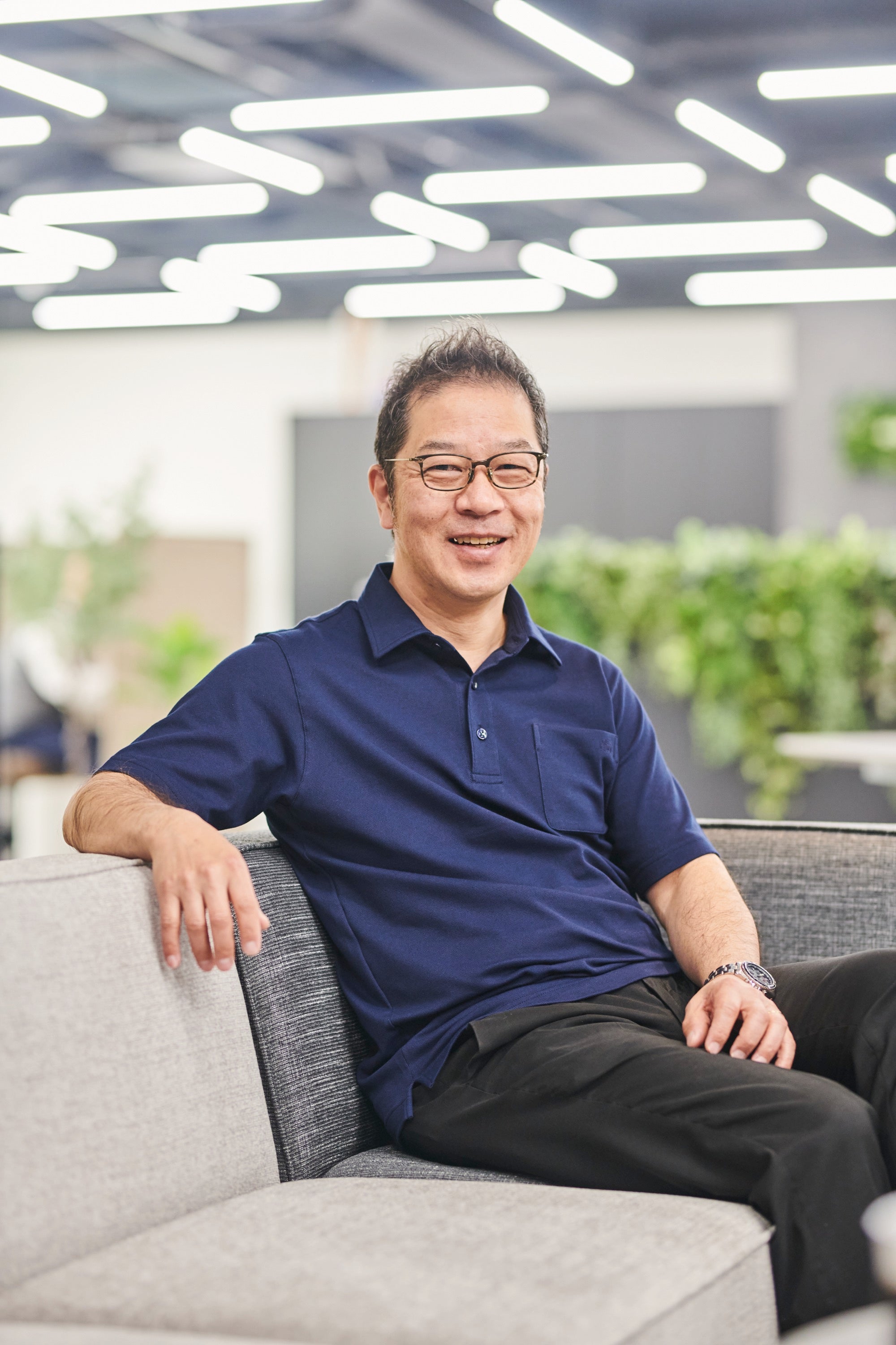 DRESS-POLO 柔らかストレッチ素材_NAVY