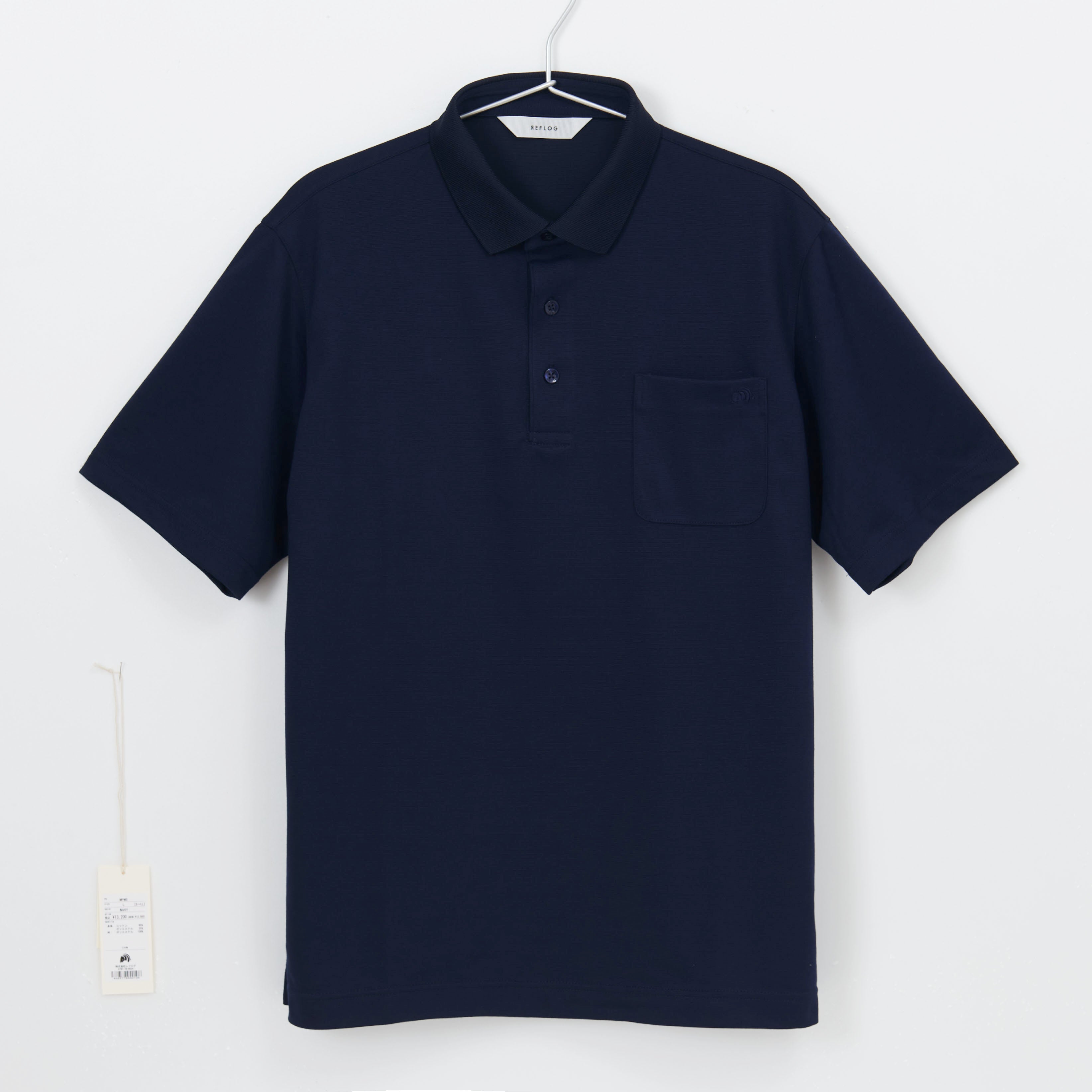 THE-POLO 軽くてさらさら素材_NAVY