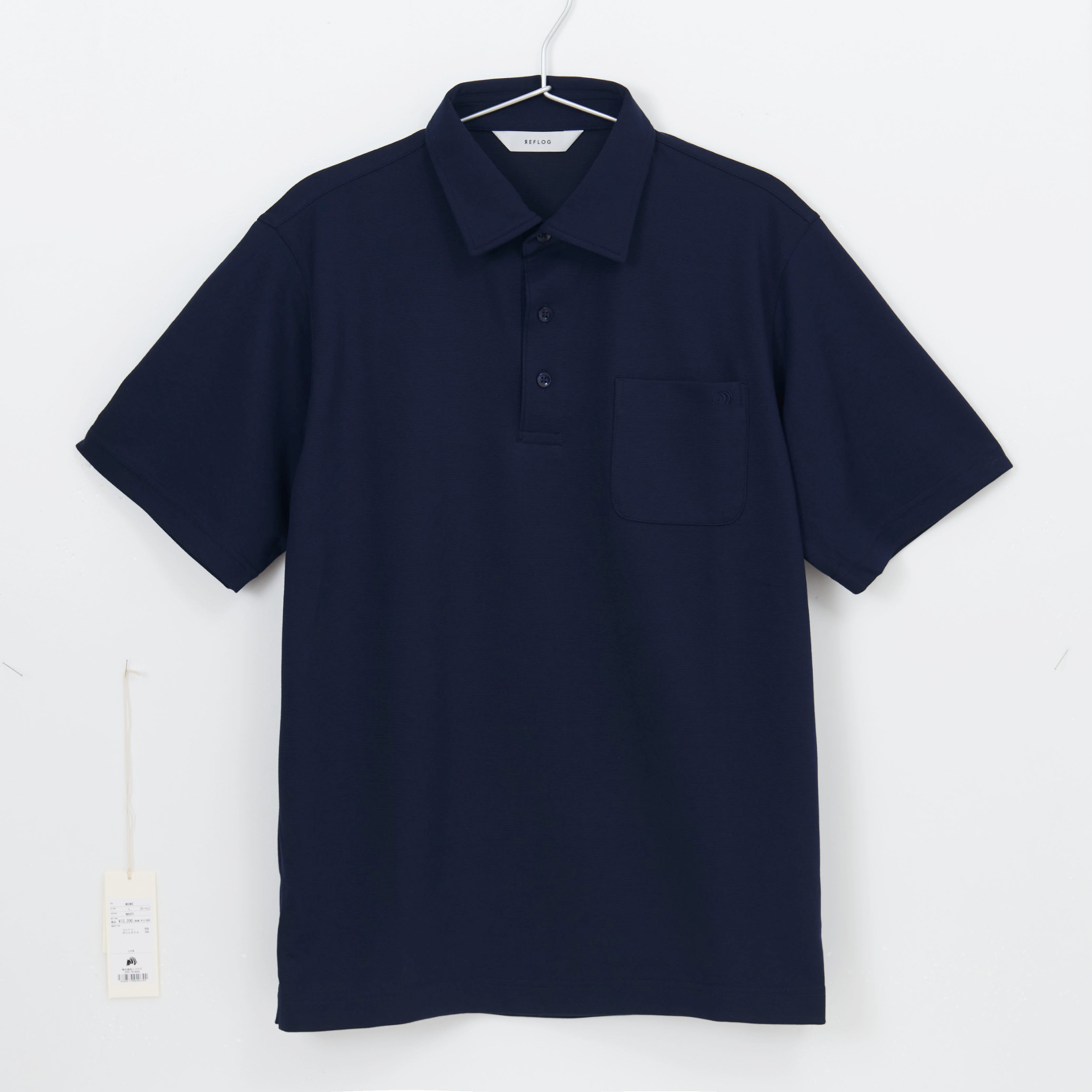 DRESS-POLO 軽くてさらさら素材_NAVY