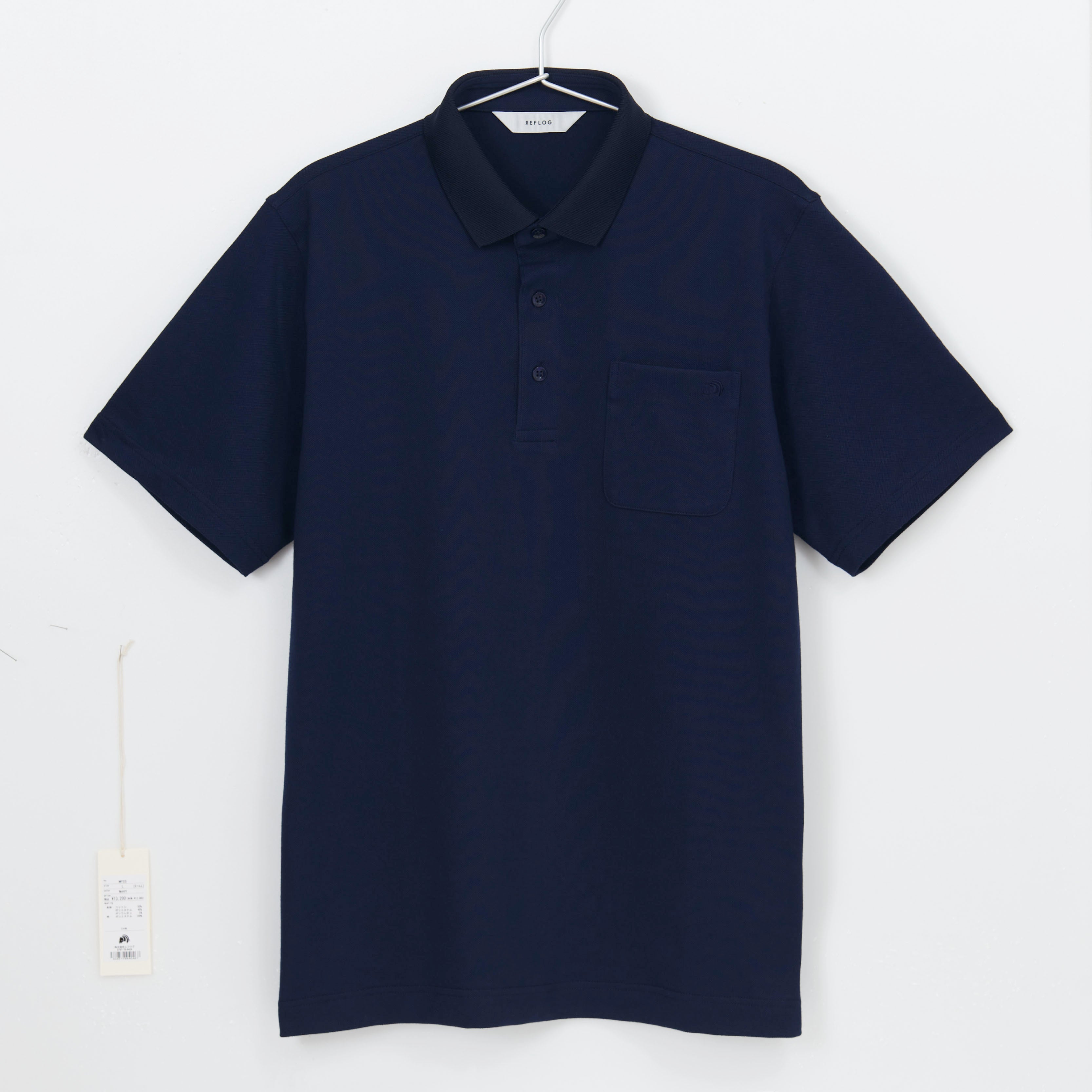 THE-POLO 柔らかストレッチ素材_NAVY