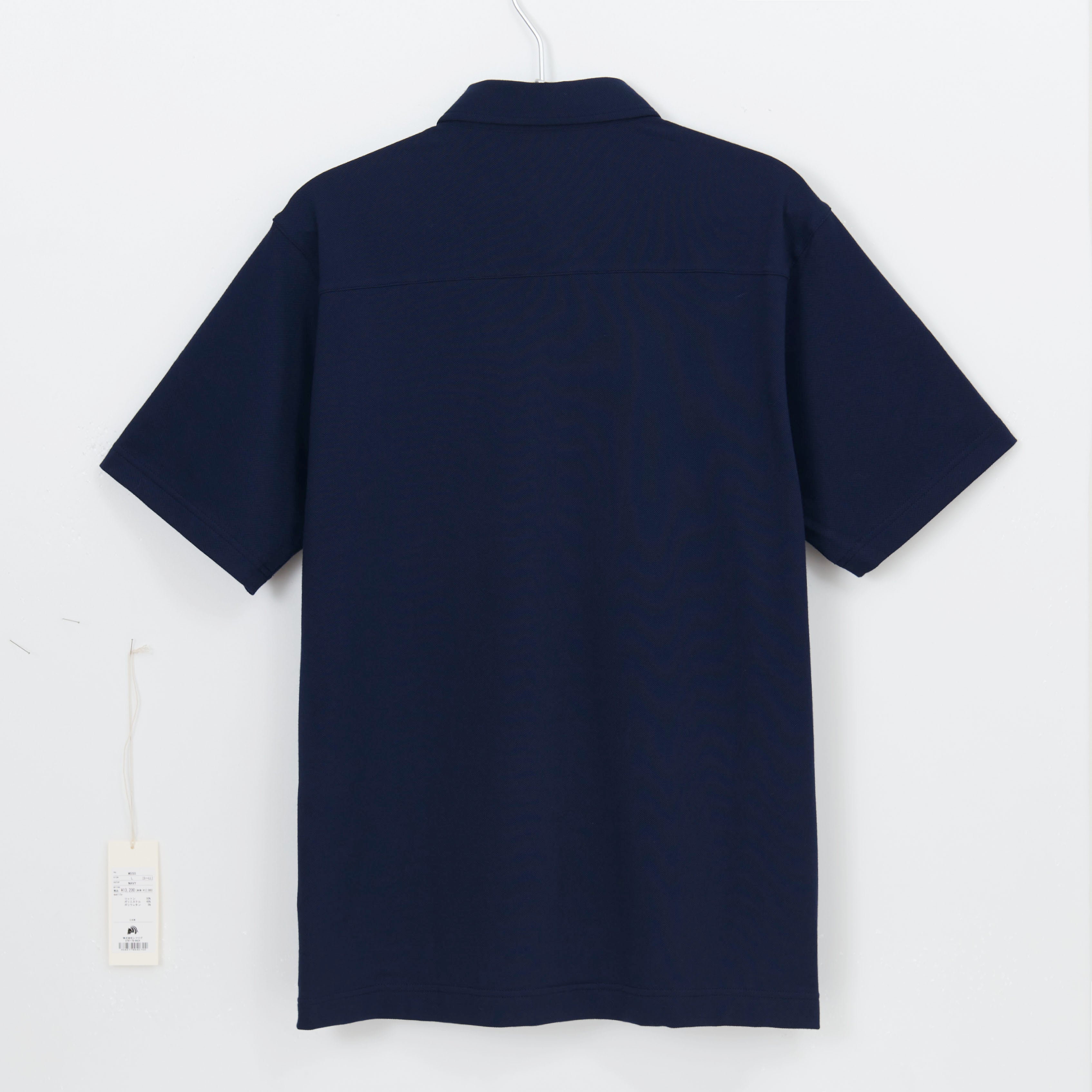 DRESS-POLO 柔らかストレッチ素材_NAVY