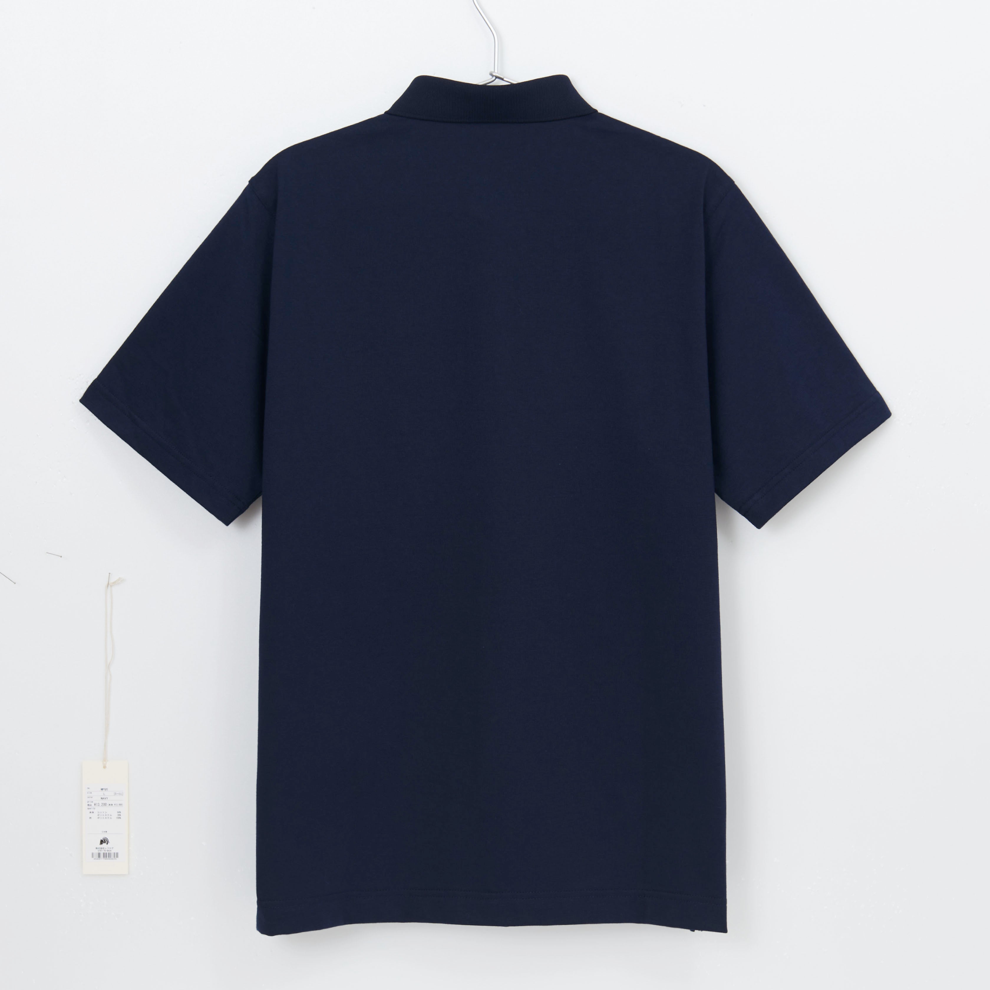 THE-POLO 透けずにしっかり素材_NAVY