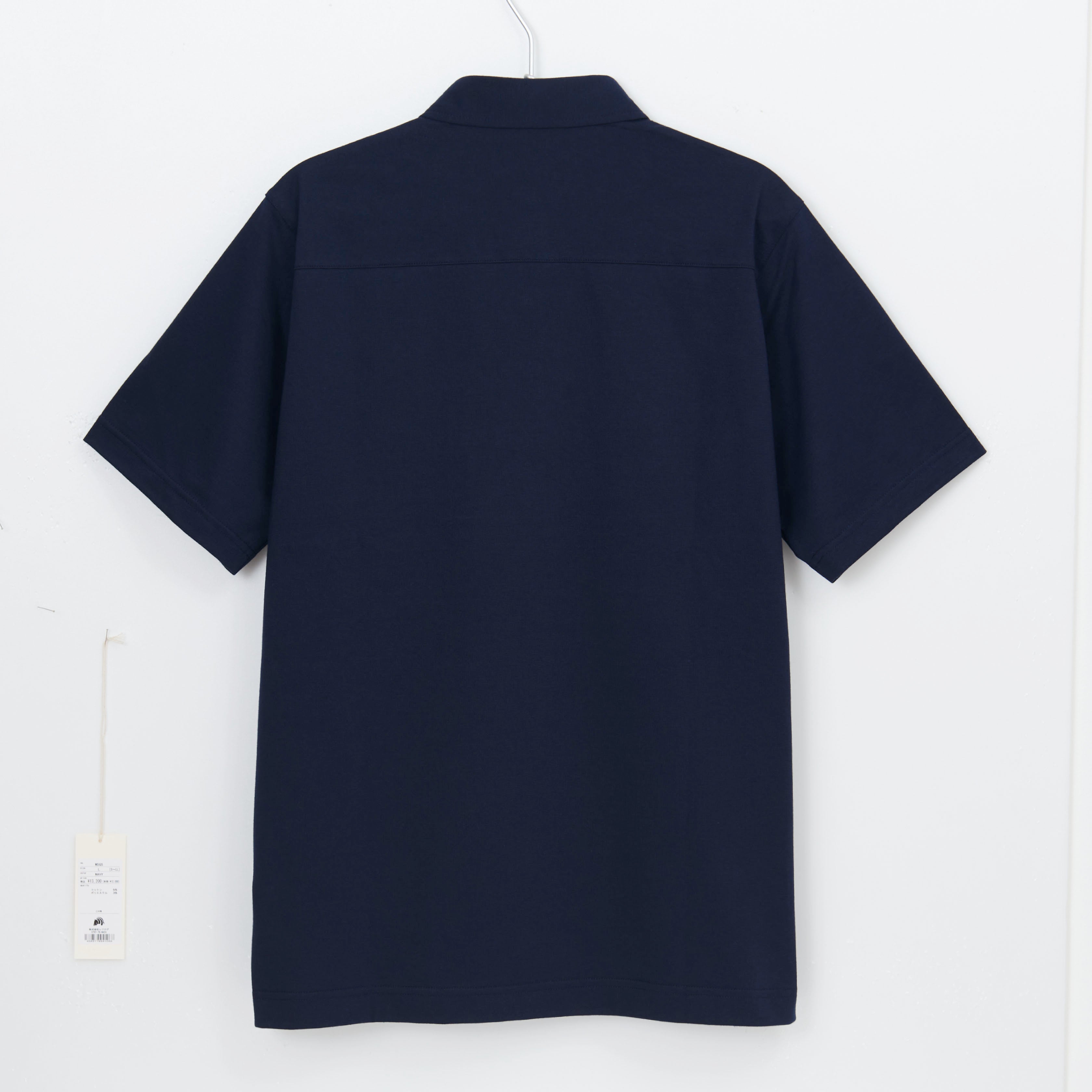 DRESS-POLO 透けずにしっかり素材_NAVY