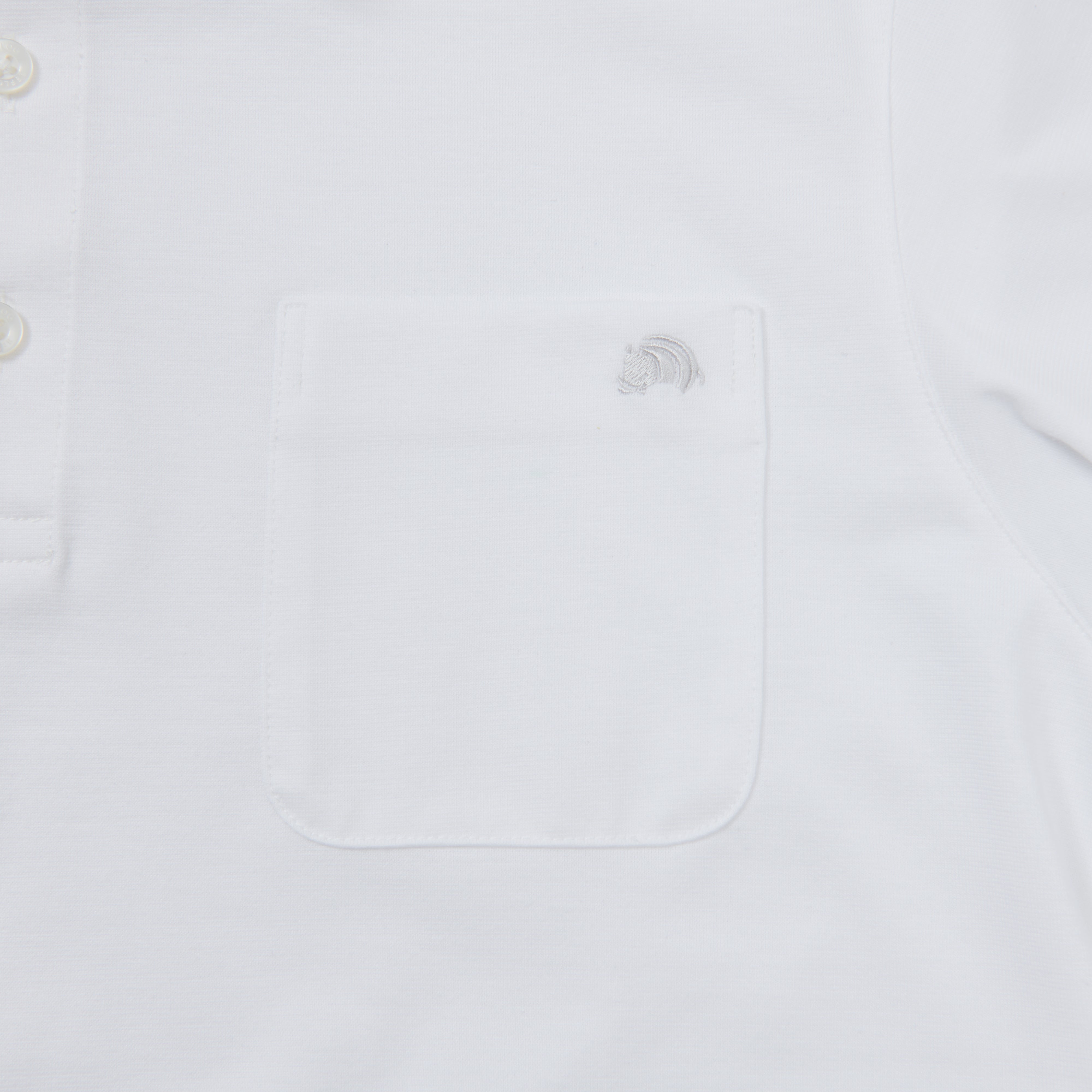 DRESS-POLO 透けずにしっかり素材_WHITE