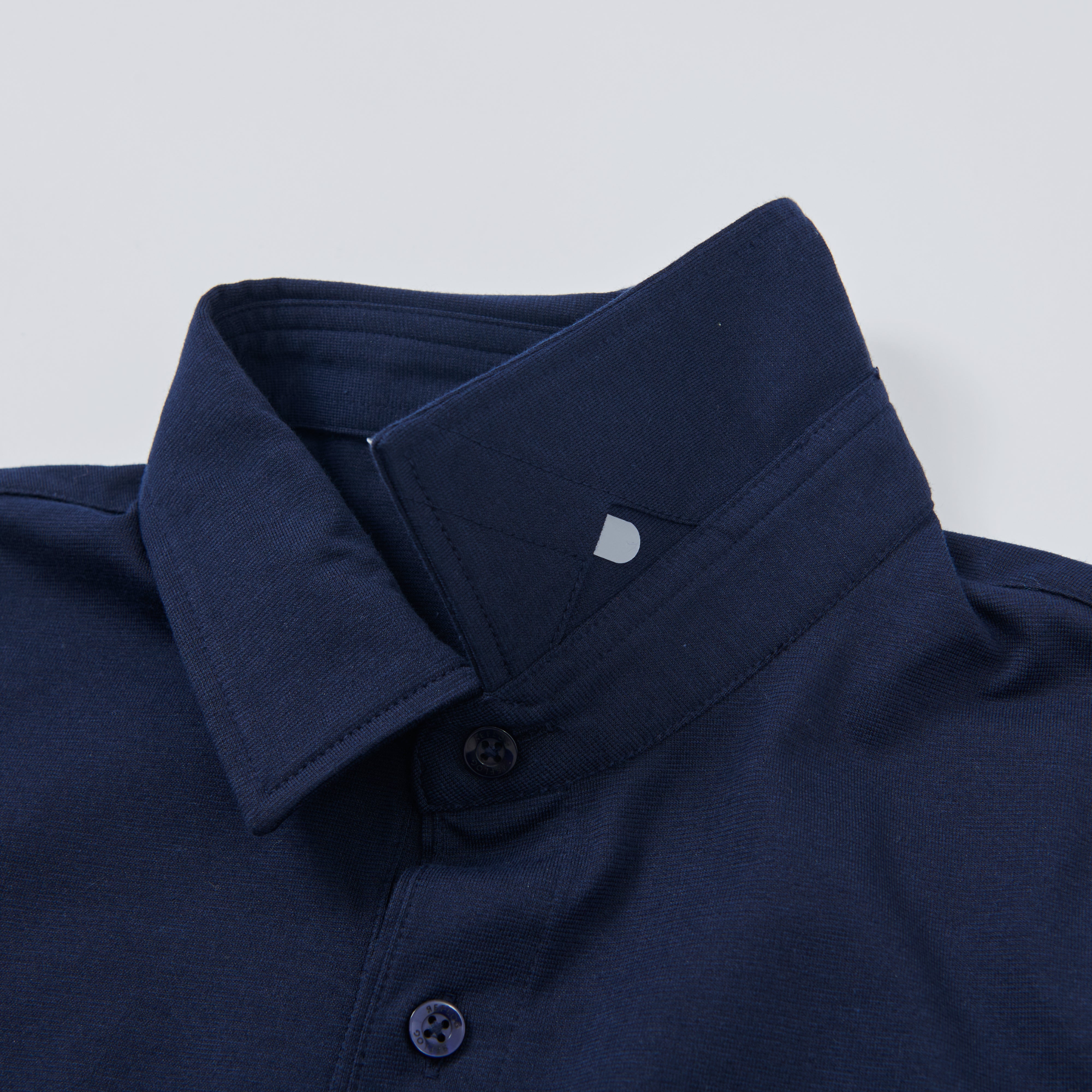 DRESS-POLO 透けずにしっかり素材_NAVY