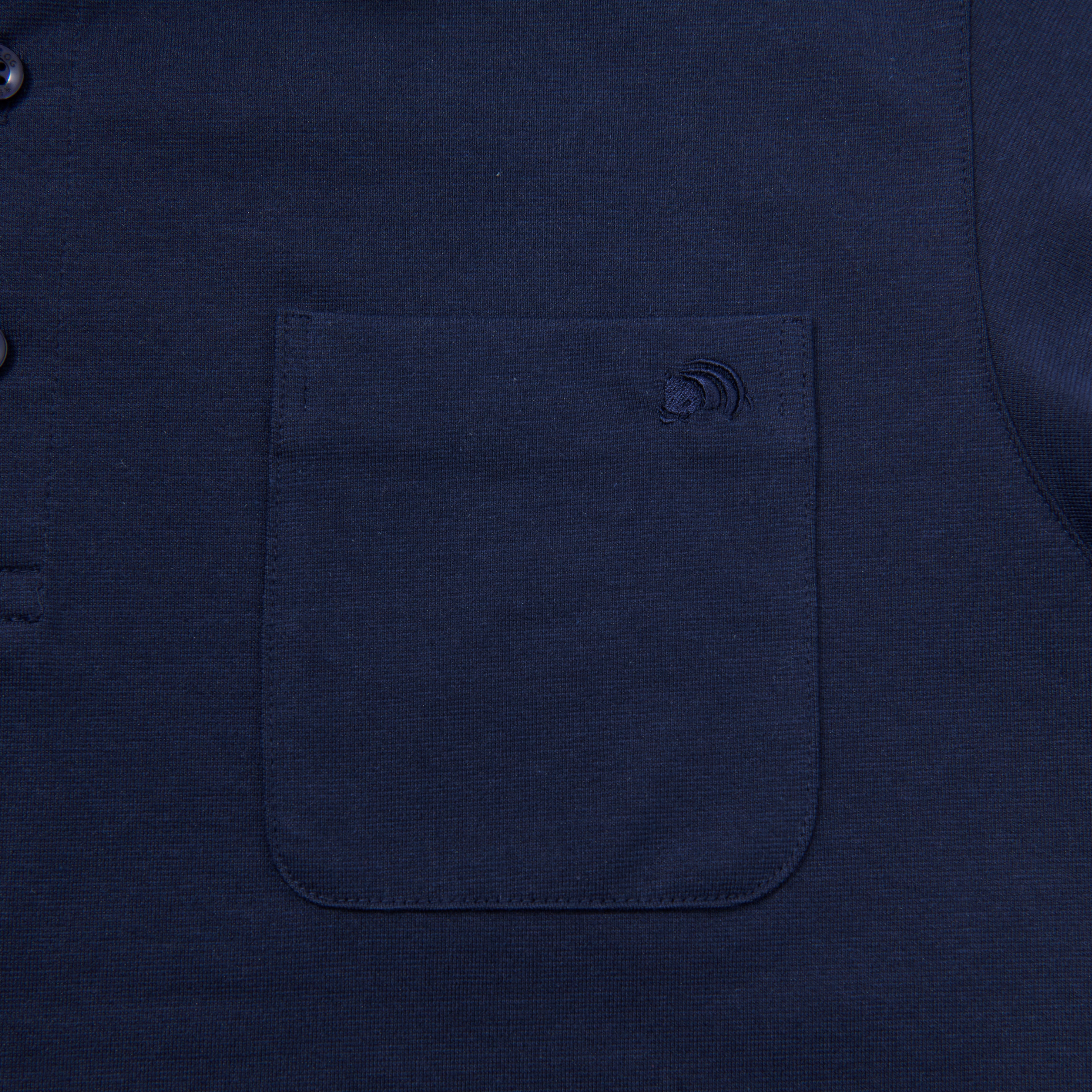 DRESS-POLO 透けずにしっかり素材_NAVY